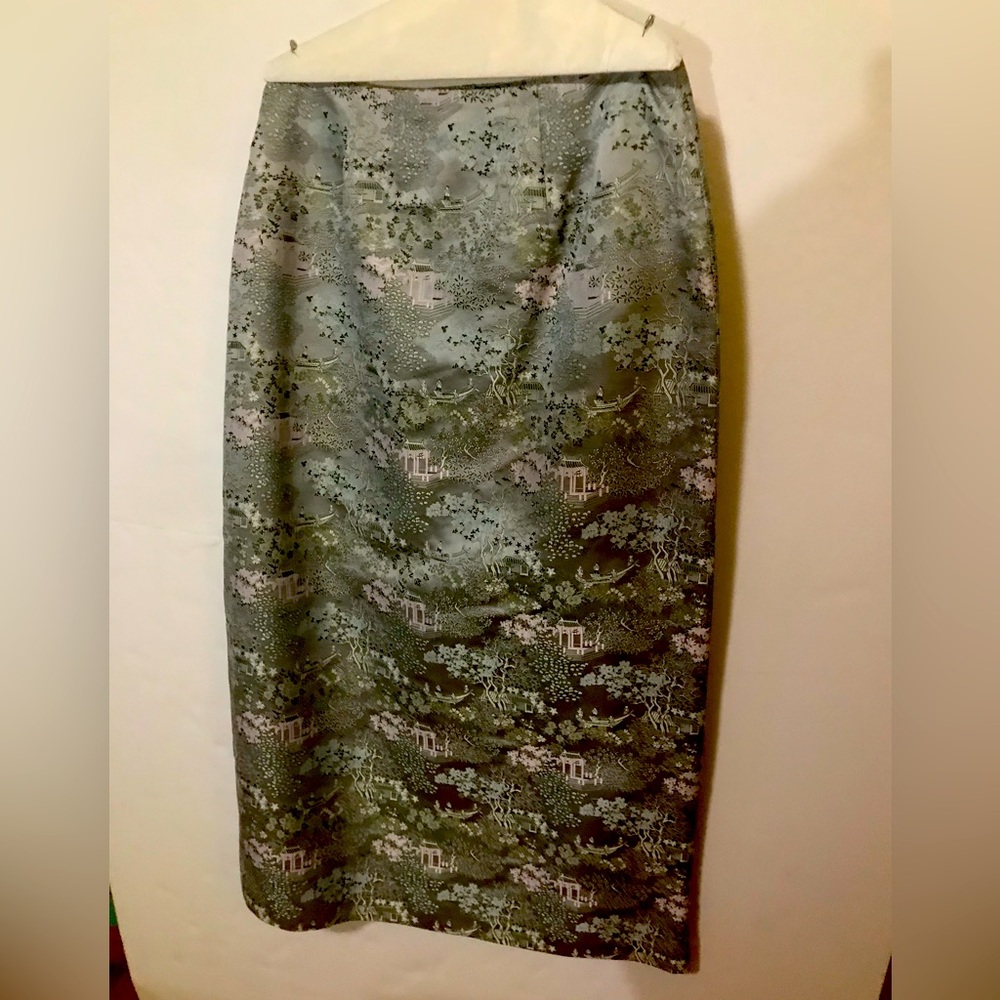 Vintage Prep Girl Asian Oriental Skirt, size 14